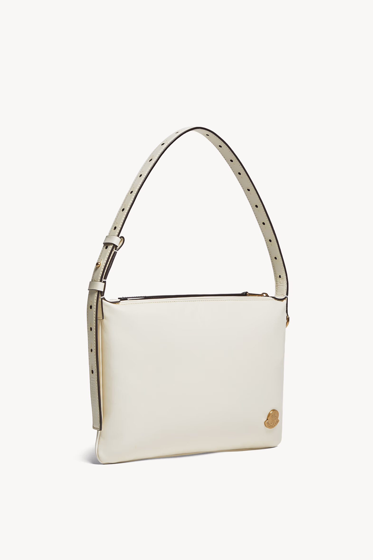 Bolso de hombro de piel de napa Vetta Mujer Blanco Moncler 3